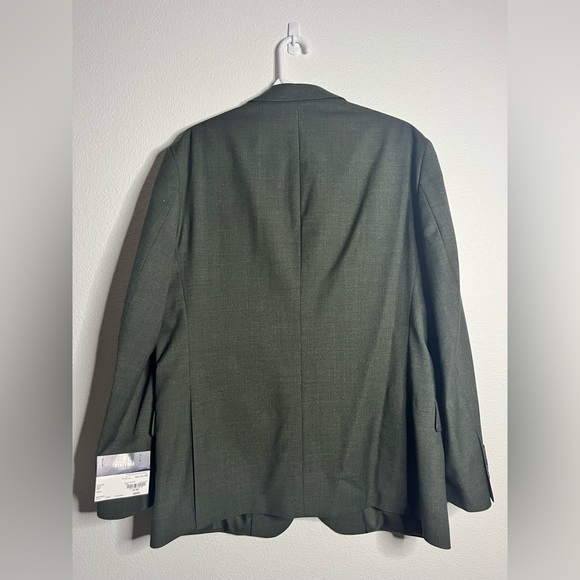Stafford Coolmax All Season Mens Stretch Fabric Regular Fit Sport Coat- OLIVE - Picture 6 of 6